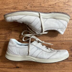 Mephisto Liria Comfort Walking Shoes Sneakers Beige Size 9.5